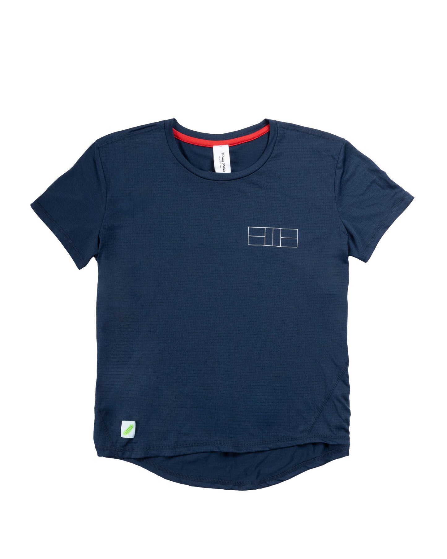 Pickleball Court Women's Performance Shirt - Navy