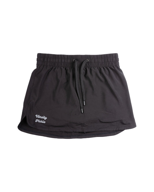 Varsity Pickle Pickleball Court Skort - Black