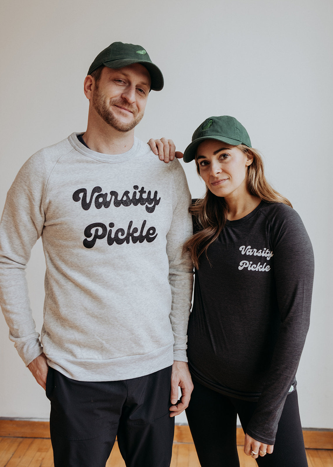 Varsity Grey Pickleball Sweatshirt (Unisex)