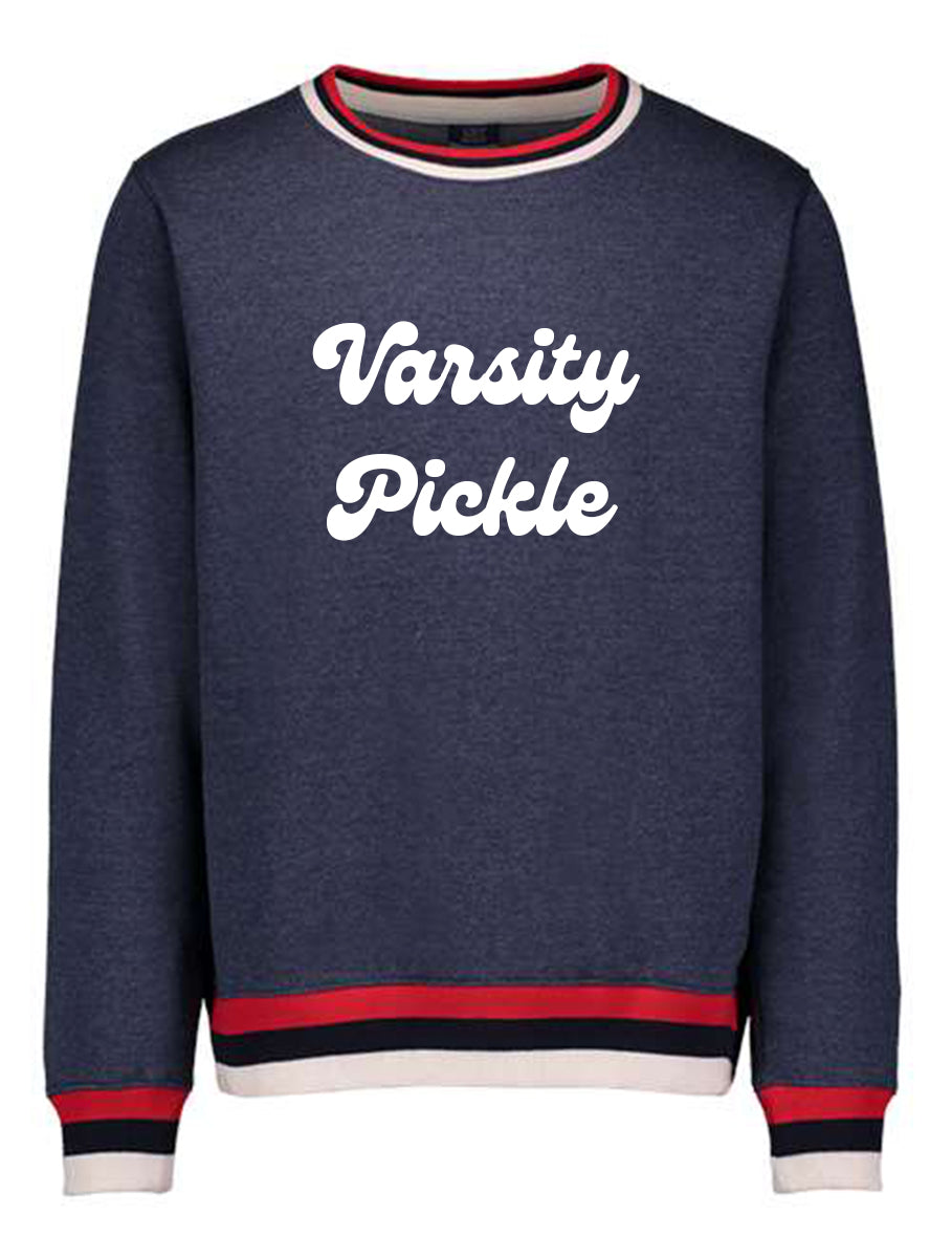 The Oversized Vintage Varsity Pickleball Sweatshirt