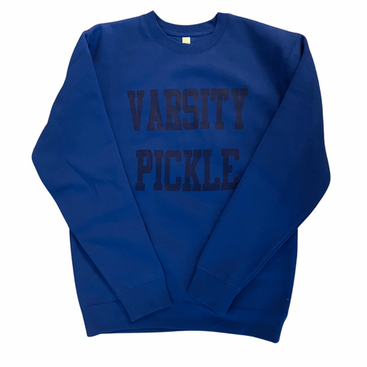 Blue on Blue Collegiate Pickleball Sweatshirt