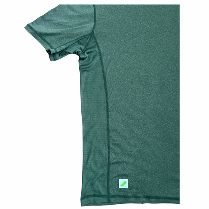 Pickleball Court Men's Performance Shirt - Heather Green