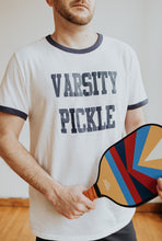 Load image into Gallery viewer, Collegiate Ringer Pickleball T-Shirt (Unisex)

