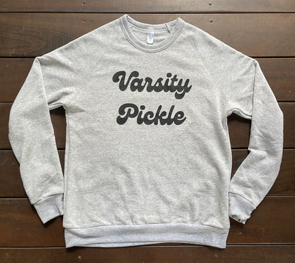 Varsity Grey Pickleball Sweatshirt (Unisex)